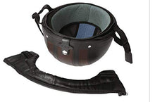 Carica l'immagine nel visualizzatore di Gallery, KKmoon Casco per Moto, Motociclo Aperto in Mezza Pelle, Nero - Ilgrandebazar