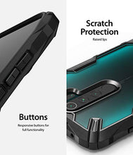 Carica l'immagine nel visualizzatore di Gallery, Ringke Fusion-X Disegnato per Custodia Xiaomi Redmi Note 8 PRO, Black - Ilgrandebazar