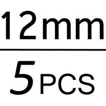 Carica l'immagine nel visualizzatore di Gallery, Nastro per Etichette Wonfoucs Compatibile 12mm, Nero su Bianco, 5 Pack - Ilgrandebazar