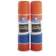 Carica l'immagine nel visualizzatore di Gallery, Elmer's E522 - Bastoncini di colla per la scuola, 0,21 oz, confezione da 2 - Ilgrandebazar