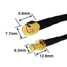 Carica l'immagine nel visualizzatore di Gallery, TOOHUI Cavo Prolunga Antenna, Antenna Extension Cable SMA 5m, RP-SMA... - Ilgrandebazar