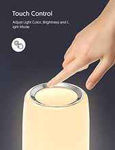 Carica l'immagine nel visualizzatore di Gallery, Lampada da Tavolo Controllo Touch 3 Livelli Luce Bianca Calda Regolabile RGB...