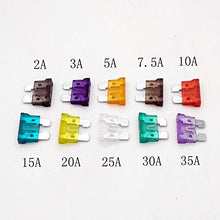 Carica l'immagine nel visualizzatore di Gallery, YGL 100 pezzi Fusibili Standard a Lama +5 In-line Portafusibile per...