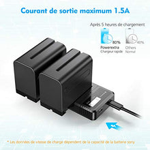 Carica l'immagine nel visualizzatore di Gallery, Powerextra - 2 batterie da 8800mAh e caricatore a doppia ricarica rapida per...