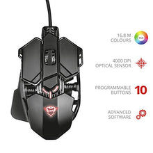Carica l'immagine nel visualizzatore di Gallery, Trust Mouse Gaming GXT 138 X-Ray, Sensore Ottico 4000 DPI, 10 Pulsanti...