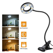 Carica l'immagine nel visualizzatore di Gallery, Lampada con Pinza,Tomshine LED da Tavolo a Clip Collo Flessibile... - Ilgrandebazar