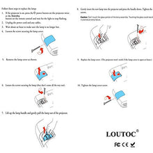 Carica l'immagine nel visualizzatore di Gallery, Loutoc Tw3200 Lampada per proiettore Epson Elplp49 PowerLite Home Cinema...