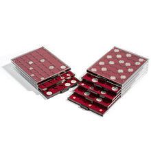 Carica l'immagine nel visualizzatore di Gallery, Leuchtturm 310511 coin box 20 square compartments 50 x 50 mm smoke coloured - Ilgrandebazar