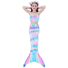 Carica l'immagine nel visualizzatore di Gallery, Costume da bagno a forma di coda sirena, bikini 6-7 anni, Newrainbow