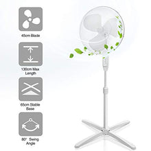 Carica l'immagine nel visualizzatore di Gallery, Aigostar Daisy 33JTP – Ventilatore a piantana con Pulsante 33JTP,