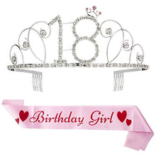 Carica l'immagine nel visualizzatore di Gallery, Vordas Welecoco Tiara Birthday Corona Compleanno, Compleanno 18 Anni Corona,... - Ilgrandebazar