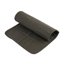 Carica l'immagine nel visualizzatore di Gallery, Astuccio per pennelli con 30 scomparti, in tela, arrotolabile, portatile, di...