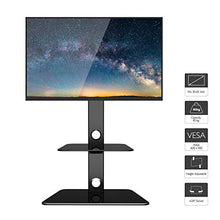 Carica l'immagine nel visualizzatore di Gallery, 1home Supporto Cantilever in Vetro per Televisione con Staffa 2 scaffali - Ilgrandebazar