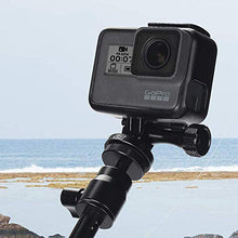 Carica l'immagine nel visualizzatore di Gallery, Treppiede/monopiede in lega di alluminio Monopod Mount + Thumbscrew (Black)