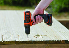 Carica l'immagine nel visualizzatore di Gallery, BLACK+DECKER BDCDD12-QW Trapano/avvitatore compatto 10.8V - 1.5AH 1 Batteria - Ilgrandebazar