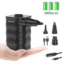 Carica l'immagine nel visualizzatore di Gallery, morpilot Pompa d'Aria Elettrica Senza Fili,12V DC/USB Ricarica,...