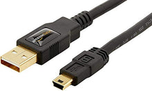 Carica l'immagine nel visualizzatore di Gallery, AmazonBasics - Cavo USB 2.0 A maschio / Mini B (1,8 m) 1,8 m