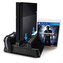 Carica l'immagine nel visualizzatore di Gallery, RegeMoudal PlayStation Supporto Verticale per PS4 Pro/ Slim/ PS4,con Nero