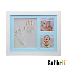 Carica l'immagine nel visualizzatore di Gallery, KOLIBRII-print Me, Cornice Impronte Neonato, Kit Impronta Mani E Piedi... - Ilgrandebazar