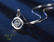 Carica l'immagine nel visualizzatore di Gallery, Andy &amp; C Infinity Collana Donna Ragazza Argento 925 Cristalli Pendente Mamma... - Ilgrandebazar