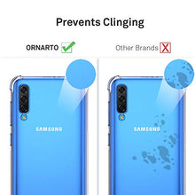 Carica l'immagine nel visualizzatore di Gallery, ORNARTO Cover Samsung A50,Custodia Trasparente Assorbimento Morbida Chiaro