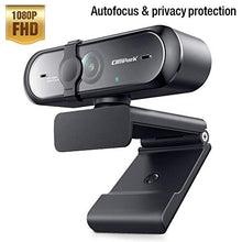 Carica l'immagine nel visualizzatore di Gallery, Campark Webcam per PC 1080p, Autofocus USB con Microfono PC,...