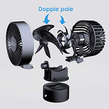 Carica l'immagine nel visualizzatore di Gallery, SIMBR Ventilatore USB Mini Portatile da Tavolo Ultrasilenzioso con Due...