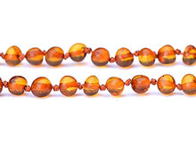 Carica l'immagine nel visualizzatore di Gallery, Genuine Amber Collana in ambra baltica originale, perle lucidate, colore...