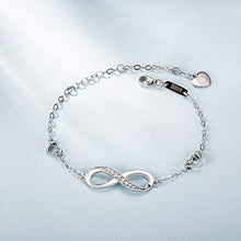 Carica l'immagine nel visualizzatore di Gallery, Billie Bijoux 925 Argento Sterling Braccialetto con zircone in per Donna,... - Ilgrandebazar