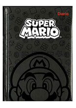 Carica l'immagine nel visualizzatore di Gallery, Diario Standard 12M Nero Super Mario