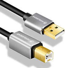 Carica l'immagine nel visualizzatore di Gallery, POSUGEAR [3M] Cavo Stampante 3 Metri USB 2.0 Cavetto Placcato Oro per...