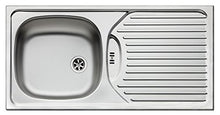 Carica l'immagine nel visualizzatore di Gallery, Pyramis CA1, Lavabo da incasso in acciaio Inox lucido