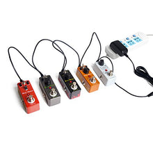 Carica l'immagine nel visualizzatore di Gallery, Donner Adattatore 9V DC 1A Alimentatore per i Pedali Cavo a 5 Vie 1
