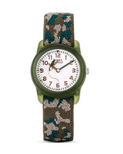 Carica l'immagine nel visualizzatore di Gallery, Timex Orologio Analogico da Polso, Unisex Multicolore (Bianco/Verde Mimetico) - Ilgrandebazar