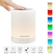 Carica l'immagine nel visualizzatore di Gallery, Lampada Altoparlante Bluetooth, ELEPOWSTAR da Comodino Touch...