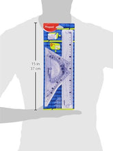 Carica l'immagine nel visualizzatore di Gallery, Maped 242767 Kit Righello con Squadre e Goniometro, 4 Pezzi, Multicolore - Ilgrandebazar