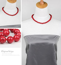 Carica l'immagine nel visualizzatore di Gallery, Treasurebay FAB - Collana da donna con gemma di alaqueca rossa 12 mm,... - Ilgrandebazar