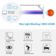 Carica l'immagine nel visualizzatore di Gallery, Livhò Occhiali luce blu per uomo donna | pc computer occhiali da Nero Chiaro - Ilgrandebazar