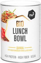 Carica l'immagine nel visualizzatore di Gallery, nu3 Lunch Bowl Quinoa BIO 400 g - Piatto pronto sano con spezie mediterranee...