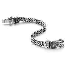 Carica l'immagine nel visualizzatore di Gallery, COOLSTEELANDBEYOND Biker Acciaio Braccialetto del Franco Link, Barbozzale,... - Ilgrandebazar