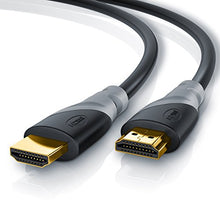 Carica l'immagine nel visualizzatore di Gallery, CSL - Cavo HDMI 4k da 5m - HDR 2.0 ab - HDCP 2.2 HFR Arc 5,0m nero/grigio