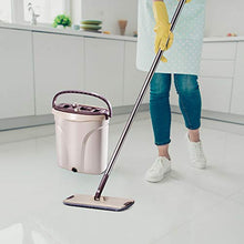 Carica l'immagine nel visualizzatore di Gallery, Mocio e Secchio in Microfibra per La Pulizia del Pavimenti con 3 Cuscinetti... - Ilgrandebazar