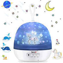 Carica l'immagine nel visualizzatore di Gallery, [Aggiornamento] Proiettore per Bambini, AsperX 4 in 1 Lampada Proiettore...