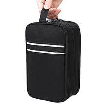 Carica l'immagine nel visualizzatore di Gallery, Beauty Case da Viaggio Impermeabile, Boic Borsa Toilette con Manico, Nero