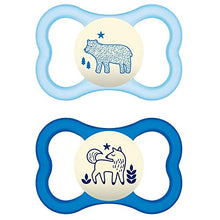 Carica l'immagine nel visualizzatore di Gallery, MAM Night Air silicone - Set di 4 ciucci in silicone, 16+ Night... - Ilgrandebazar