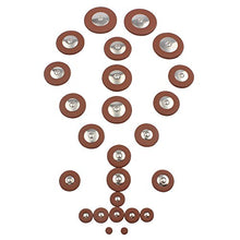 Carica l'immagine nel visualizzatore di Gallery, ammoon 25pcs Cuscinetti Sax Tenore Pelle di Ricambio per Sassofono - Ilgrandebazar