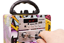 Carica l'immagine nel visualizzatore di Gallery, DYNASONIC 025 -Cassa Bluetooth Altoparlante Karaoke 10W | 2 Microfoni