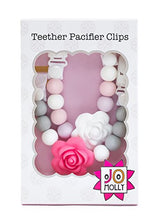Carica l'immagine nel visualizzatore di Gallery, Clip Ciuccio per Dentizione, Confezione da 2 Design Ragazze, Porta... - Ilgrandebazar