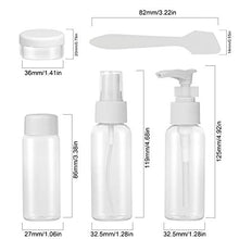 Carica l'immagine nel visualizzatore di Gallery, Aival Bottiglie di viaggio Set, 11 bottiglie Pezzi Dispenser liquido per...
