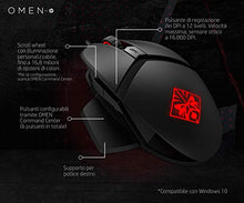 Carica l'immagine nel visualizzatore di Gallery, HP - Gaming Omen Reactor Mouse Gaming, 6 Tasti Programmabili, Tempo di...